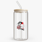 Банка с бамбуковой крышкой