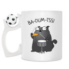 Кружка с футбольным мячиком