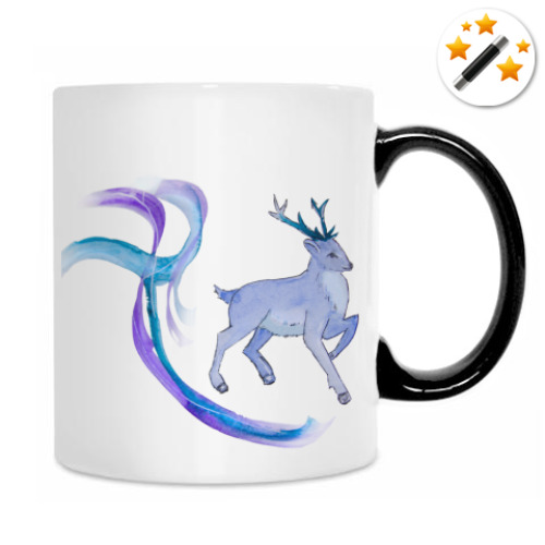 Кружка-хамелеон с принтом "Сохатый"