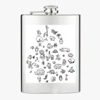 Фляжка стальная