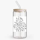 Банка с бамбуковой крышкой