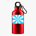 Металлическая бутылка 400 мл UV-DTF