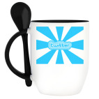 Кружка с ложкой