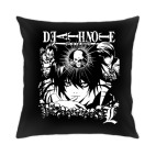 Подушка 35x35 см с цветной обратной стороной Тетрадь смерти