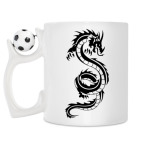 Кружка с футбольным мячиком