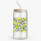 Банка с бамбуковой крышкой