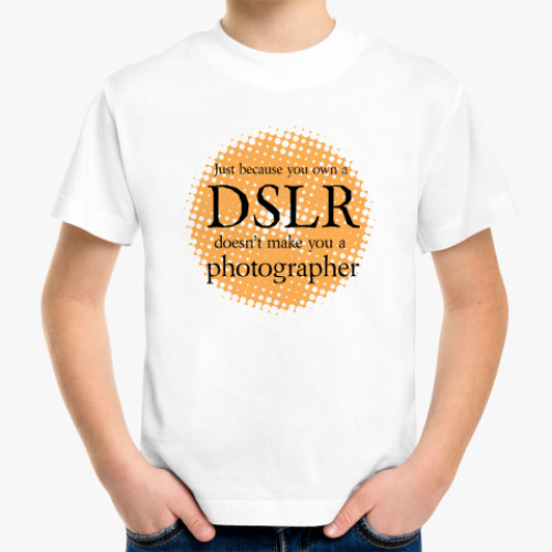 Детская футболка Photographer