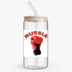 Банка с бамбуковой крышкой