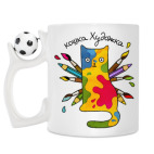 Кружка с футбольным мячиком