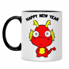 Кружка двухцветная