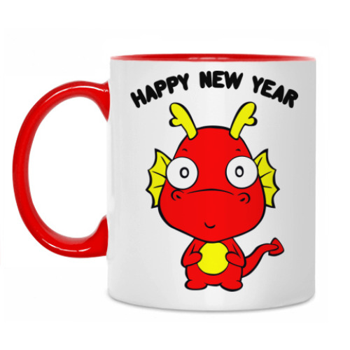 Кружка с принтом Дракончик