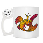 Кружка с футбольным мячиком