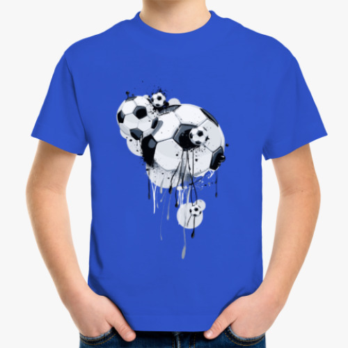 Детская футболка с принтом Футбол