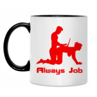 Кружка двухцветная