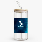 Банка с бамбуковой крышкой