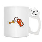 Кружка с футбольным мячиком