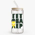 Банка с бамбуковой крышкой