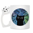 Кружка с футбольным мячиком