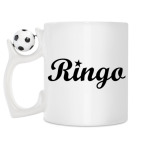 Кружка с футбольным мячиком