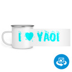 Кружка металлическая белая (круговая запечатка)