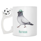 Кружка с футбольным мячиком