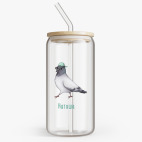 Банка с бамбуковой крышкой