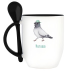 Кружка с ложкой