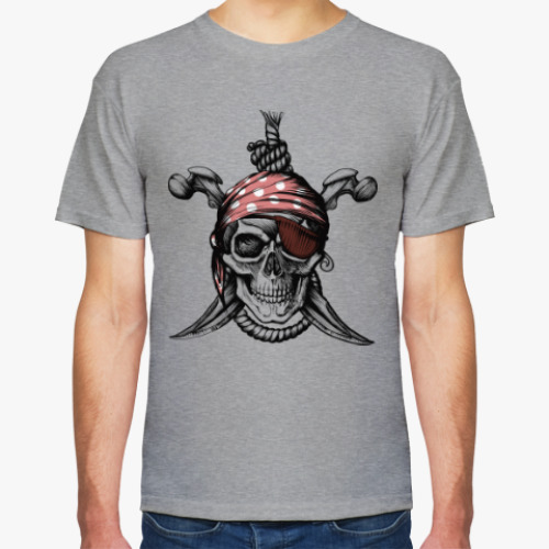 Футболка с принтом Весёлый Роджер