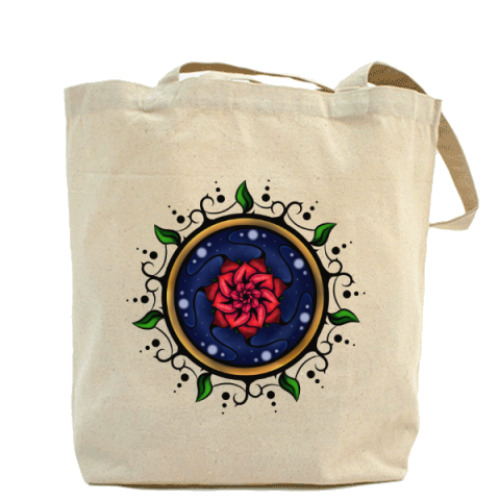 Сумка шоппер с принтом Celestial flower