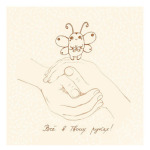 Магнит акриловый 6,5 x 6,5 см