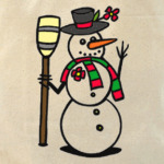 Холщовая сумка "Новый год"