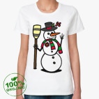 Женская футболка органик