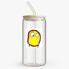 Банка с бамбуковой крышкой