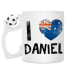 Кружка с футбольным мячиком