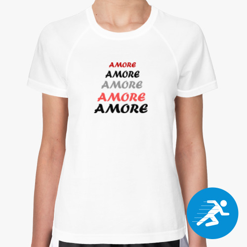 Женская спортивная футболка Amore