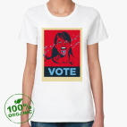 Женская футболка органик