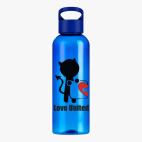 Прозрачная спортивная бутылка