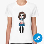 Женская спортивная футболка