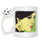 Кружка с футбольным мячиком