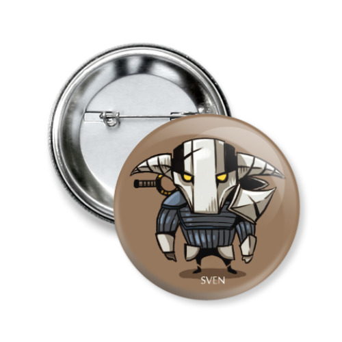 Значок 50мм с принтом Dota 2 Sven