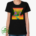 Женская футболка органик