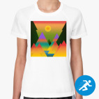 Женская спортивная футболка