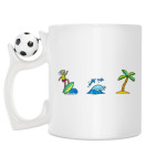 Кружка с футбольным мячиком