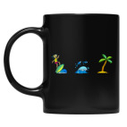 Кружка цветная UV-DTF