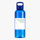 Прозрачная спортивная бутылка