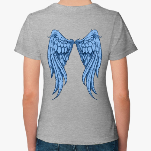 Женская футболка с принтом Крылья