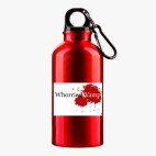 Металлическая бутылка 400 мл UV-DTF