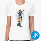 Женская спортивная футболка