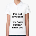 Женская рубашка поло