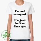 Женская футболка органик